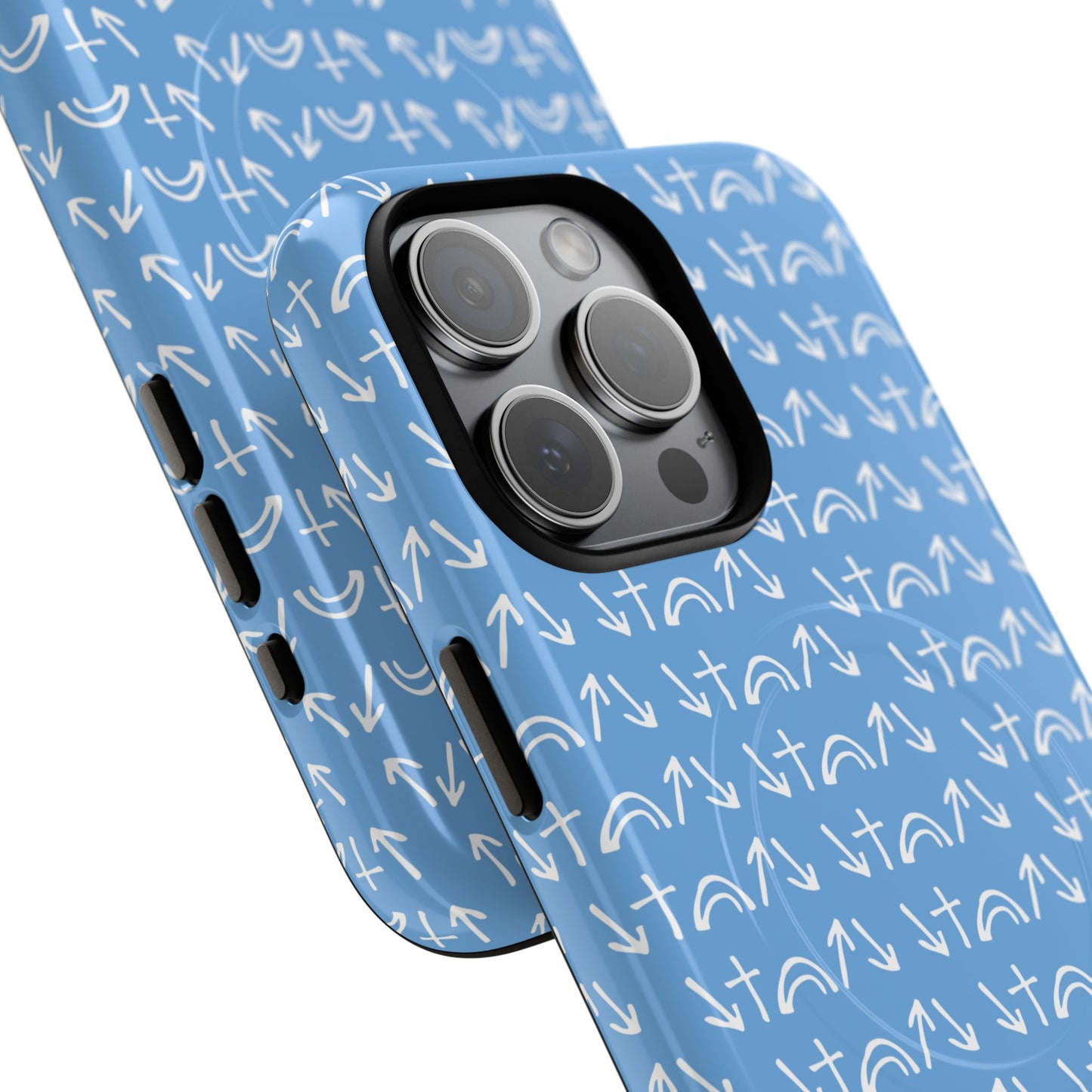 Gospel Symbols iPhone Case - Light Blue - New iPhone 17 Cases Available!!!