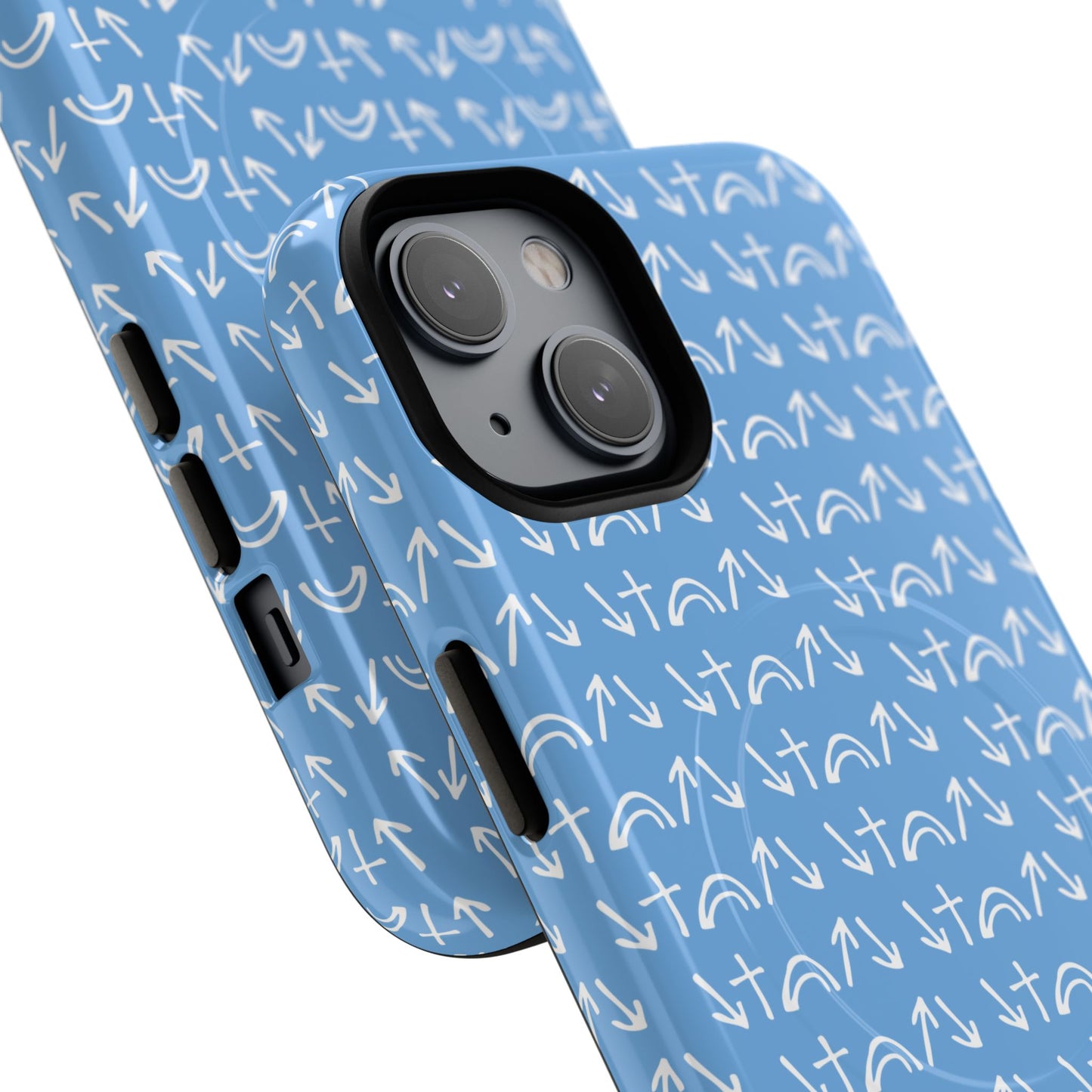 Gospel Symbols iPhone Case - Light Blue - New iPhone 17 Cases Available!!!