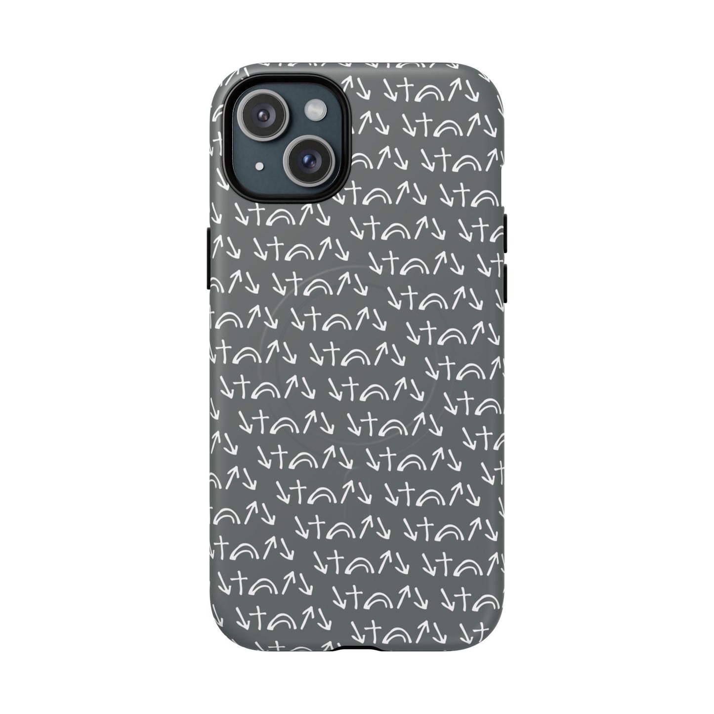 Gospel Symbols iPhone Case - Grey - New iPhone 17 Cases Available!!!