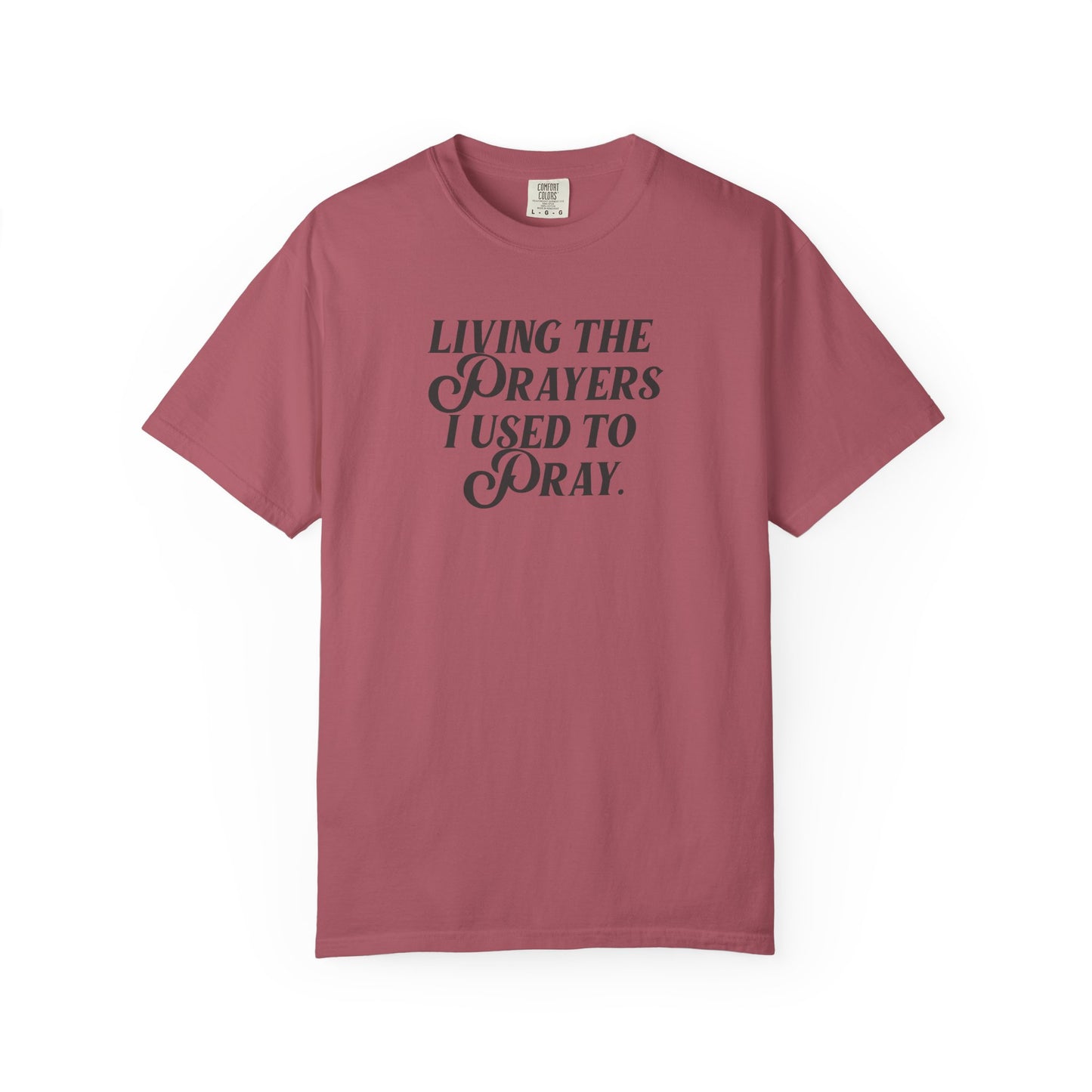 Living the Prayers I Used to Pray - T-Shirt - Comfort Color - Adult