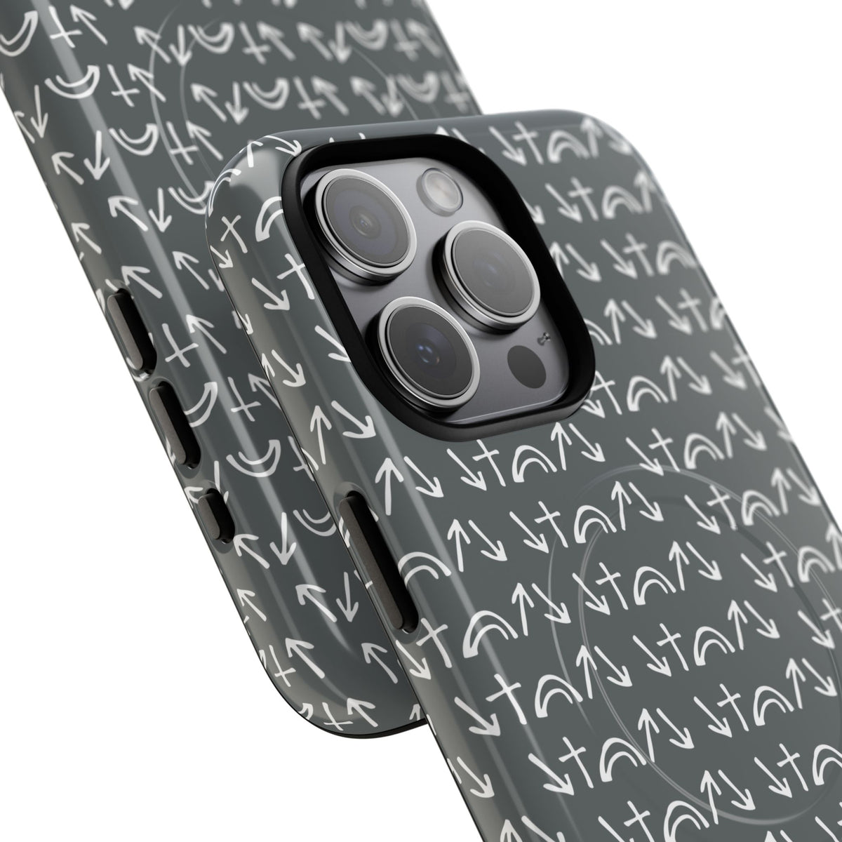 Gospel Symbols iPhone Case - Grey - New iPhone 17 Cases Available!!!