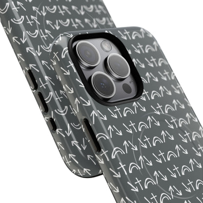 Gospel Symbols iPhone Case - Grey - New iPhone 17 Cases Available!!!