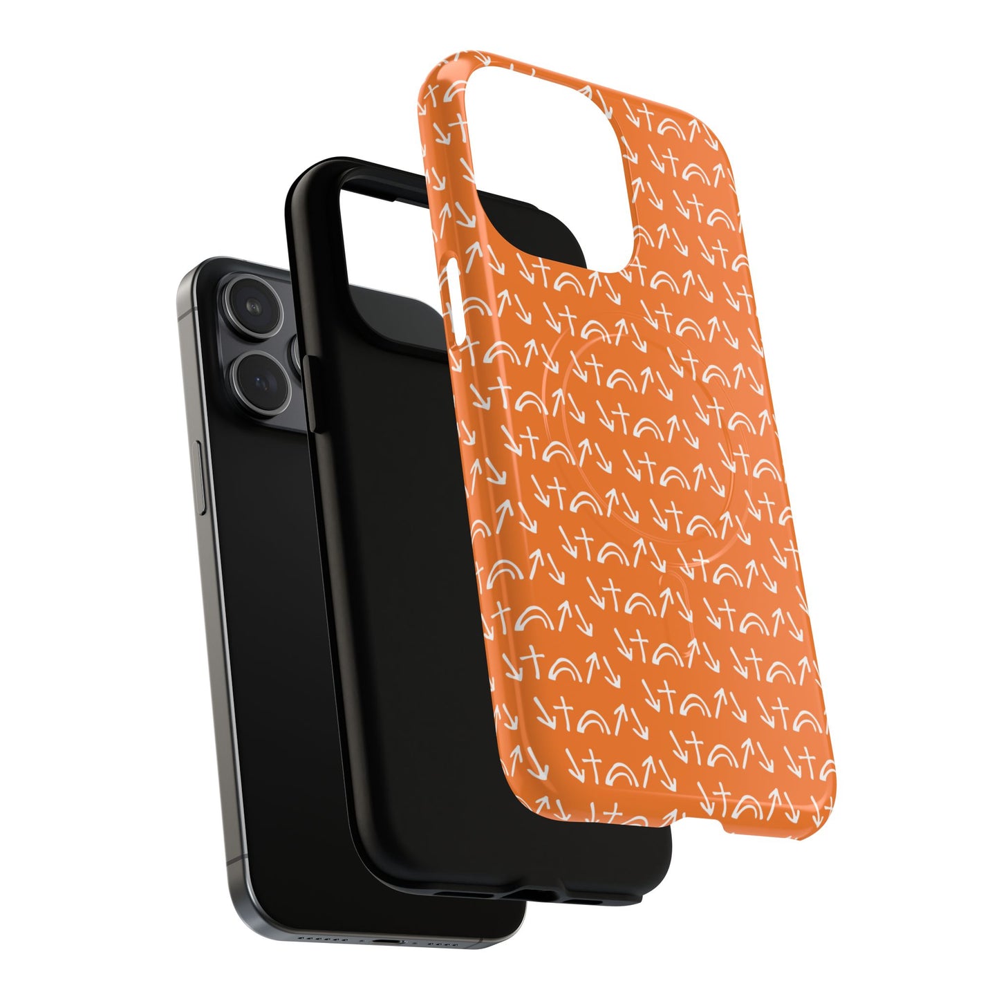 Gospel Symbols iPhone Case - Orange - New iPhone 17 Cases Available!!!