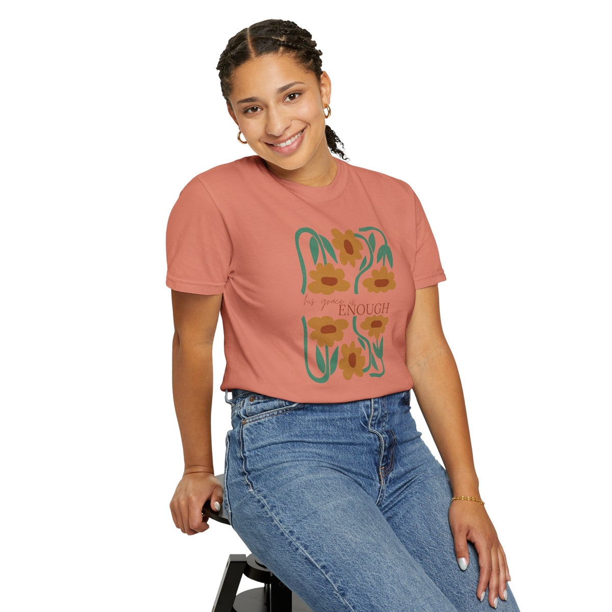 His Grace is Enough - Boho - T-Shirt - Adult