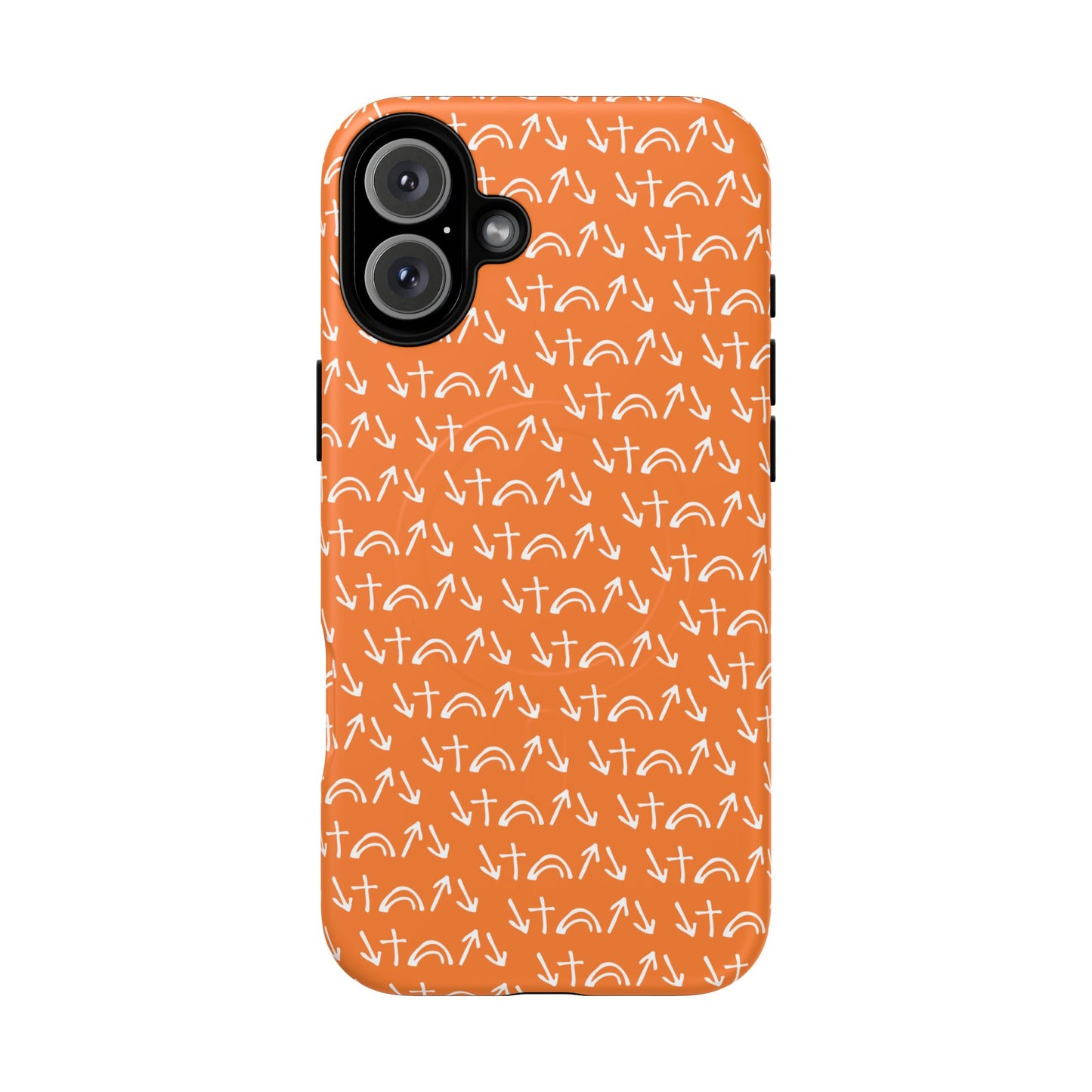 Gospel Symbols iPhone Case - Orange - New iPhone 17 Cases Available!!!
