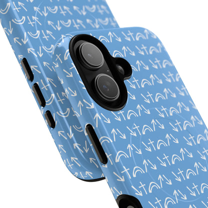 Gospel Symbols iPhone Case - Light Blue - New iPhone 17 Cases Available!!!