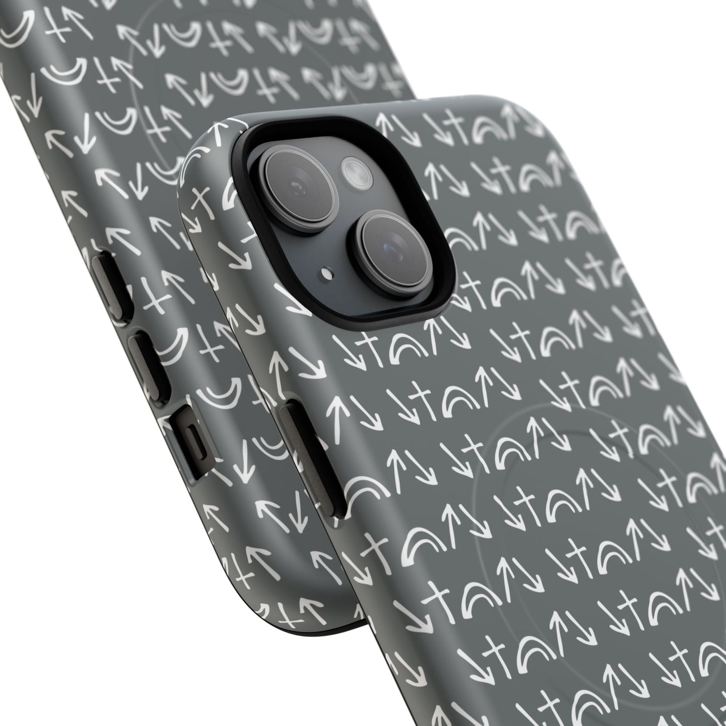 Gospel Symbols iPhone Case - Grey - New iPhone 17 Cases Available!!!