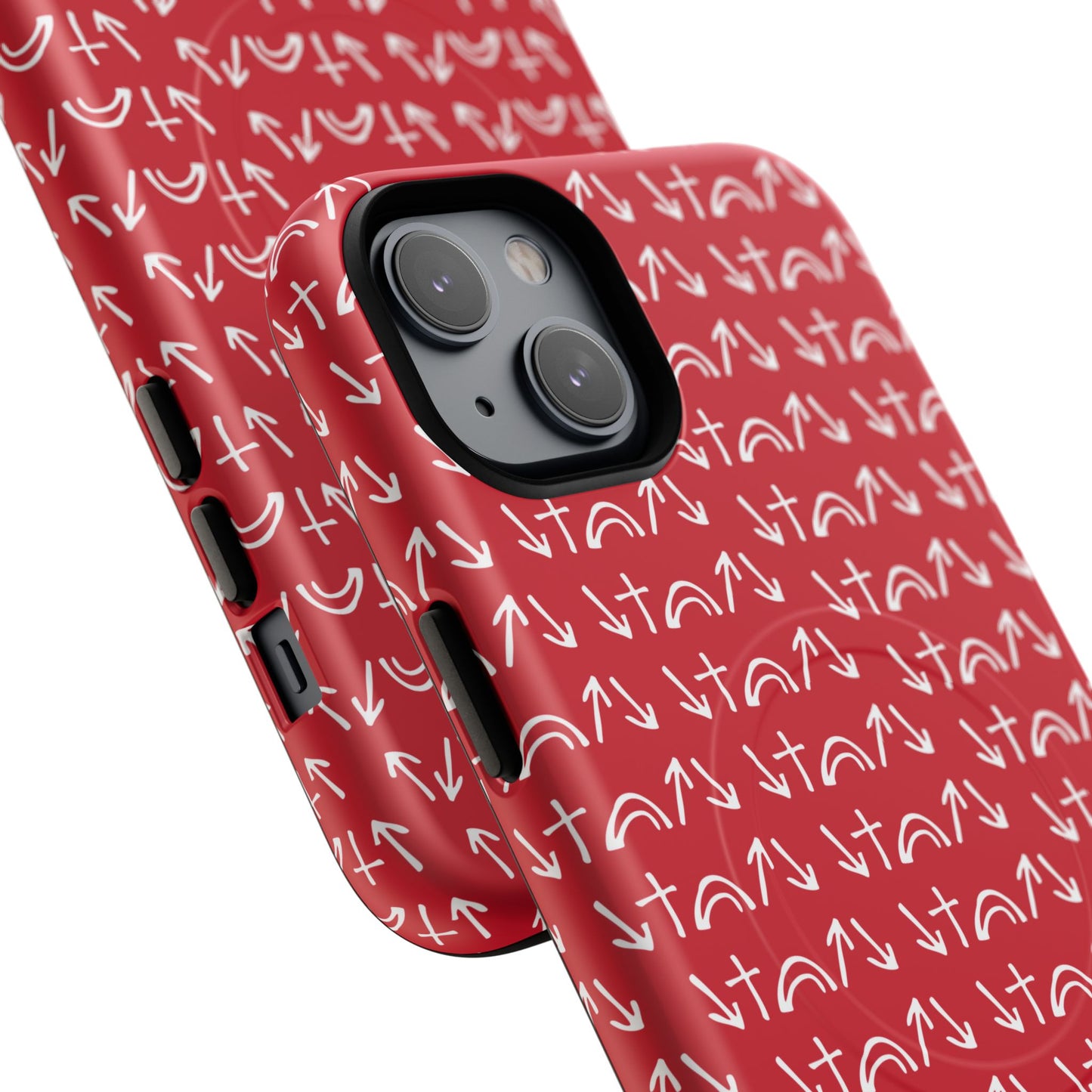 Gospel Symbols iPhone Case - Red - New iPhone 17 Cases Available!!!