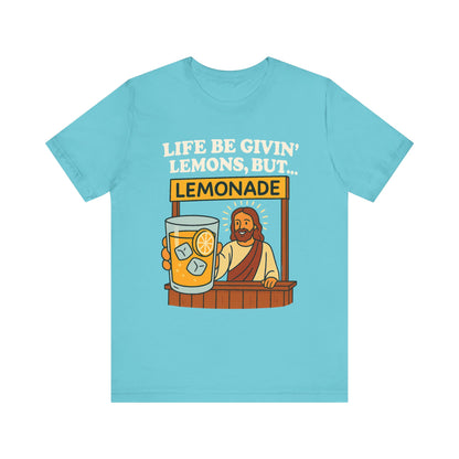 Lemonade Jesus T-shirt - White Text - Adult