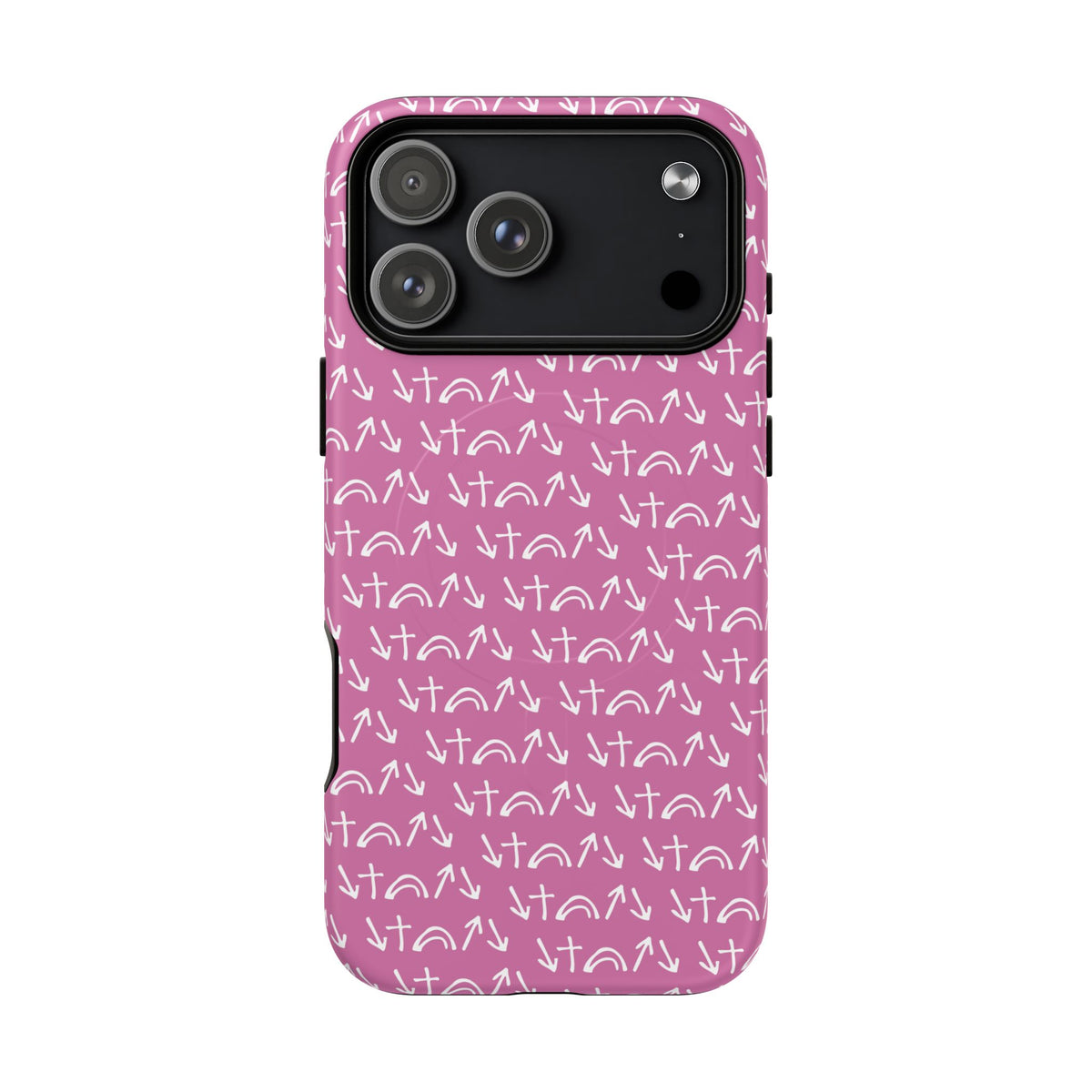 Gospel Symbols iPhone Case - Pink - New iPhone 17 Cases Available!!!