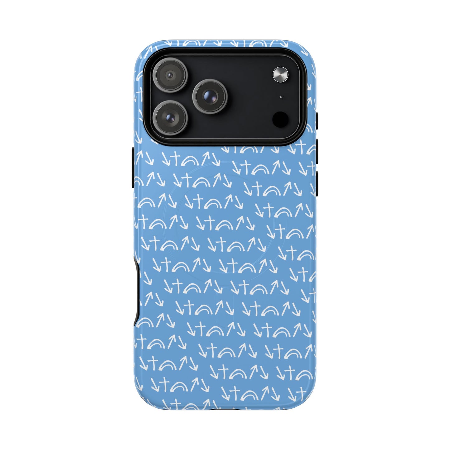 Gospel Symbols iPhone Case - Light Blue - New iPhone 17 Cases Available!!!