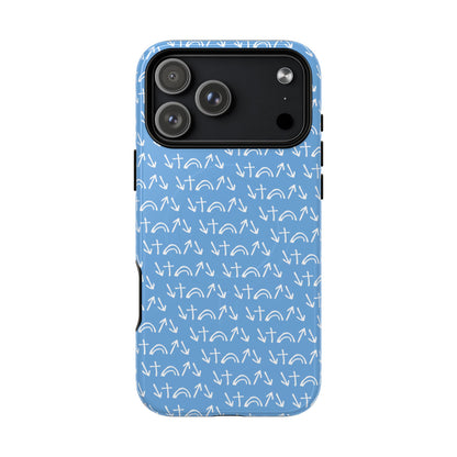 Gospel Symbols iPhone Case - Light Blue - New iPhone 17 Cases Available!!!