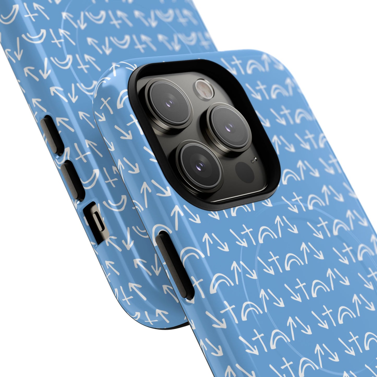 Gospel Symbols iPhone Case - Light Blue - New iPhone 17 Cases Available!!!