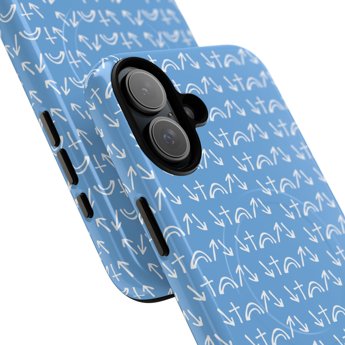 Gospel Symbols iPhone Case - Light Blue - New iPhone 17 Cases Available!!!