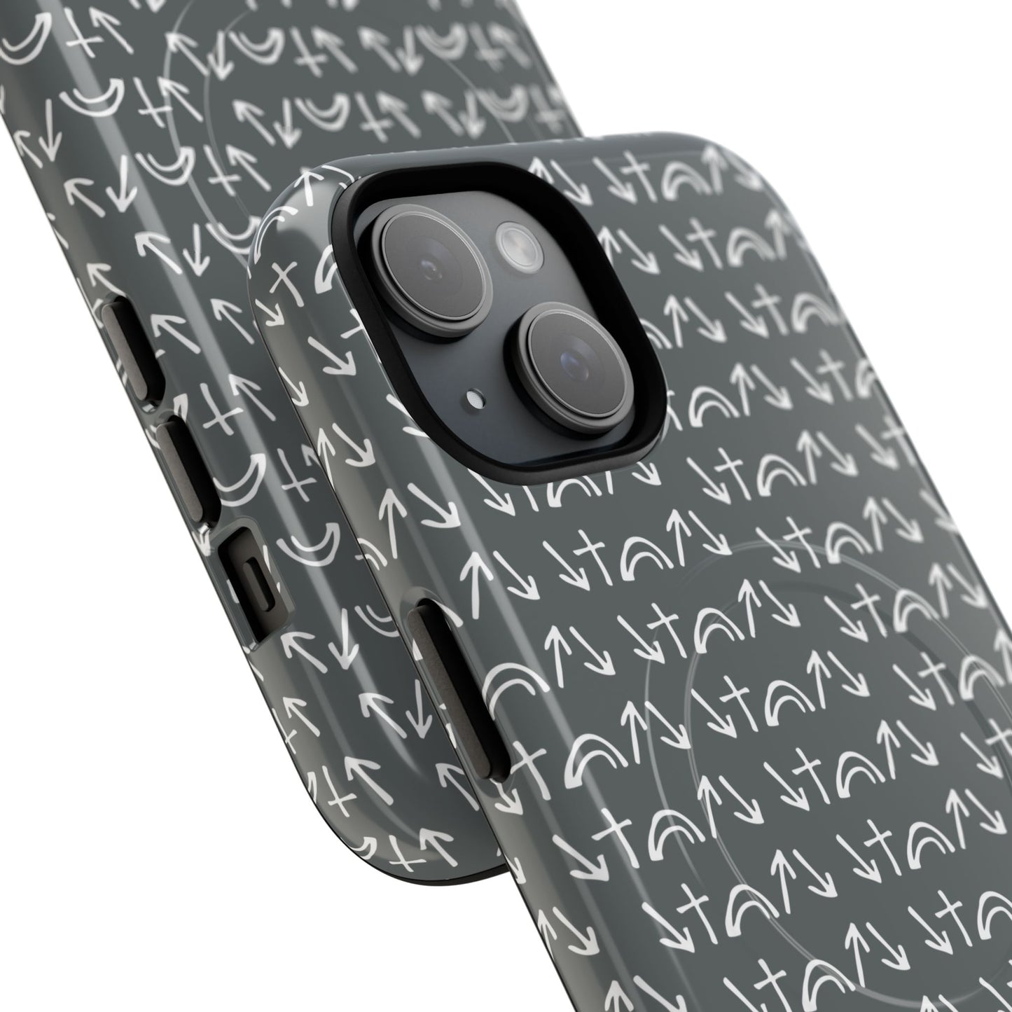 Gospel Symbols iPhone Case - Grey - New iPhone 17 Cases Available!!!