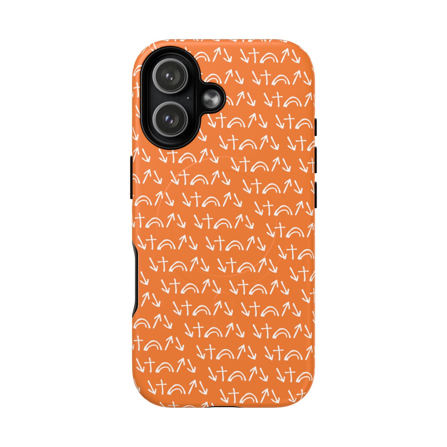 Gospel Symbols iPhone Case - Orange - New iPhone 17 Cases Available!!!