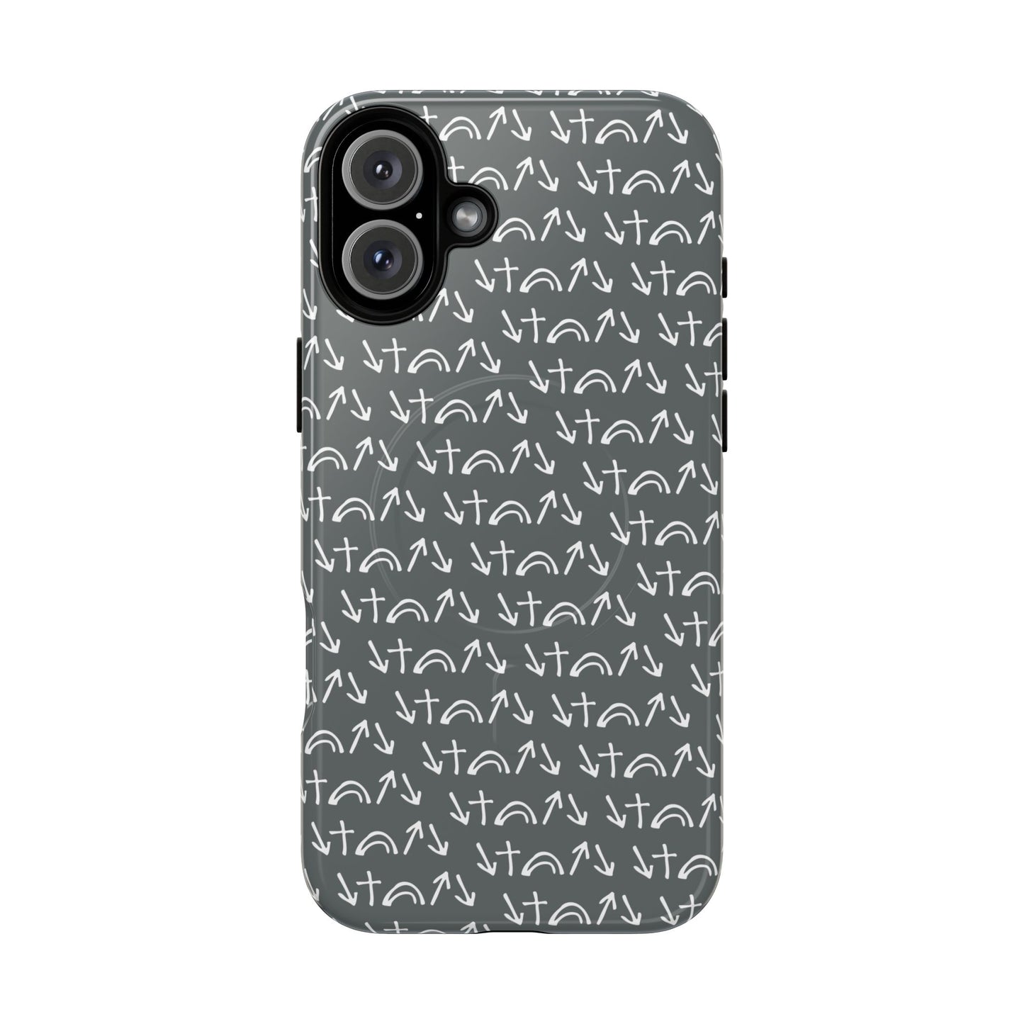 Gospel Symbols iPhone Case - Grey - New iPhone 17 Cases Available!!!