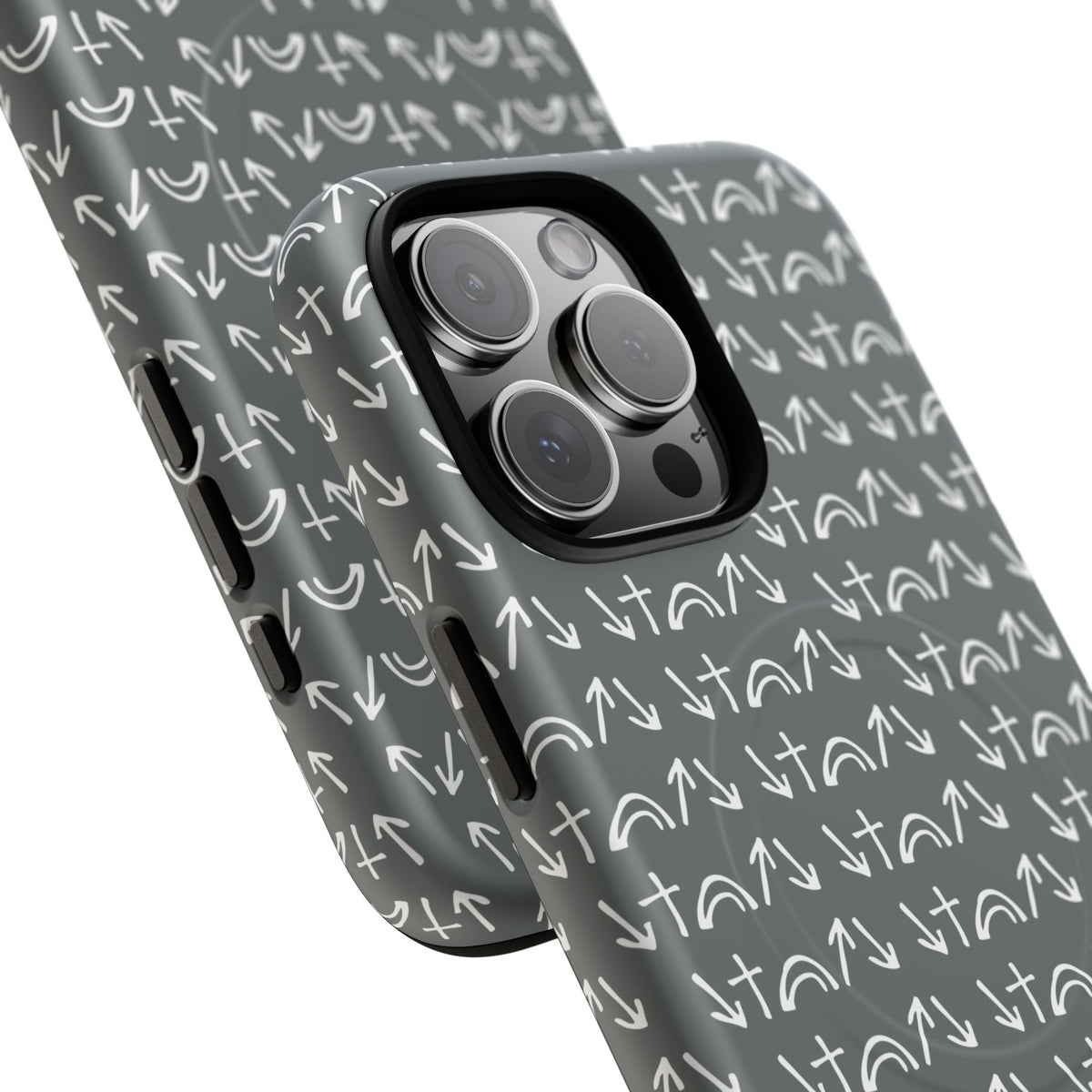 Gospel Symbols iPhone Case - Grey - New iPhone 17 Cases Available!!!