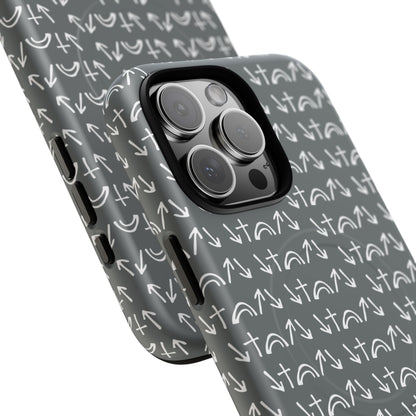 Gospel Symbols iPhone Case - Grey - New iPhone 17 Cases Available!!!
