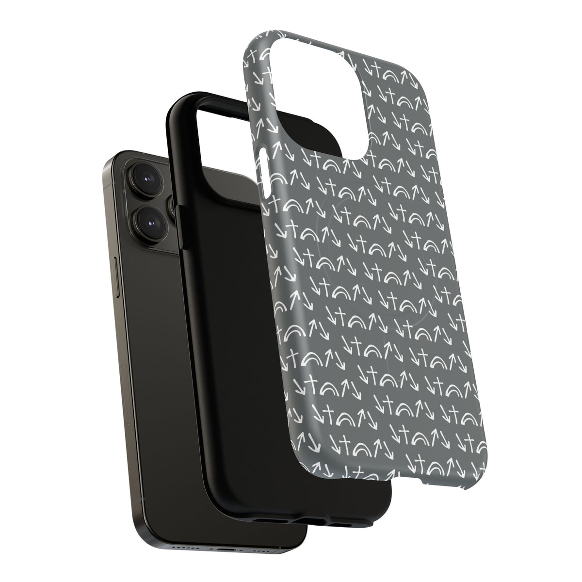 Gospel Symbols iPhone Case - Grey - New iPhone 17 Cases Available!!!