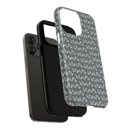 Gospel Symbols iPhone Case - Grey - New iPhone 17 Cases Available!!!