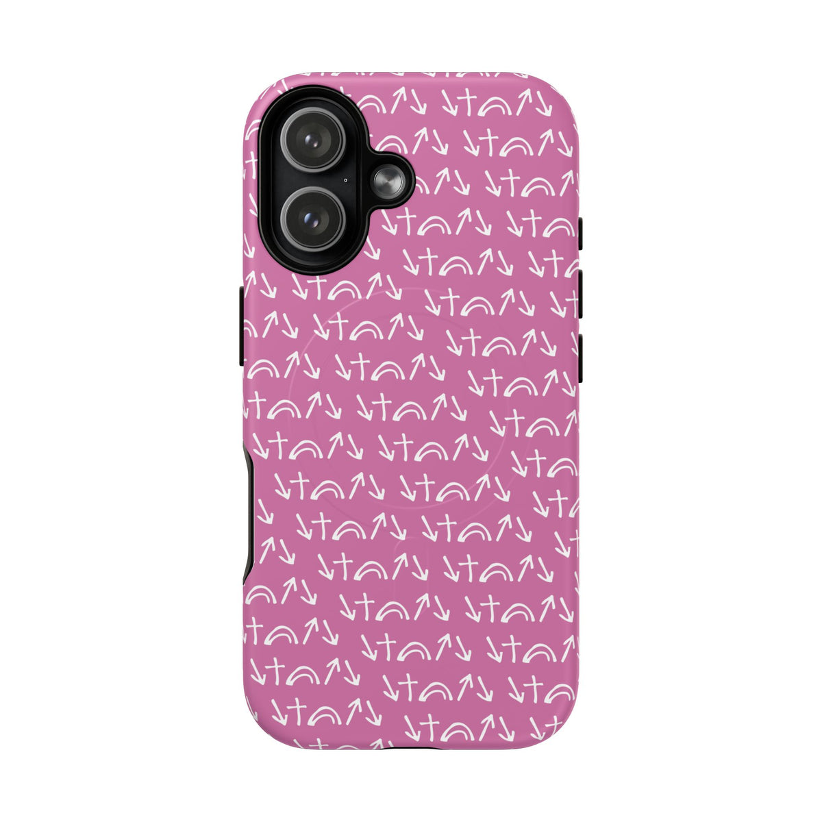 Gospel Symbols iPhone Case - Pink - New iPhone 17 Cases Available!!!