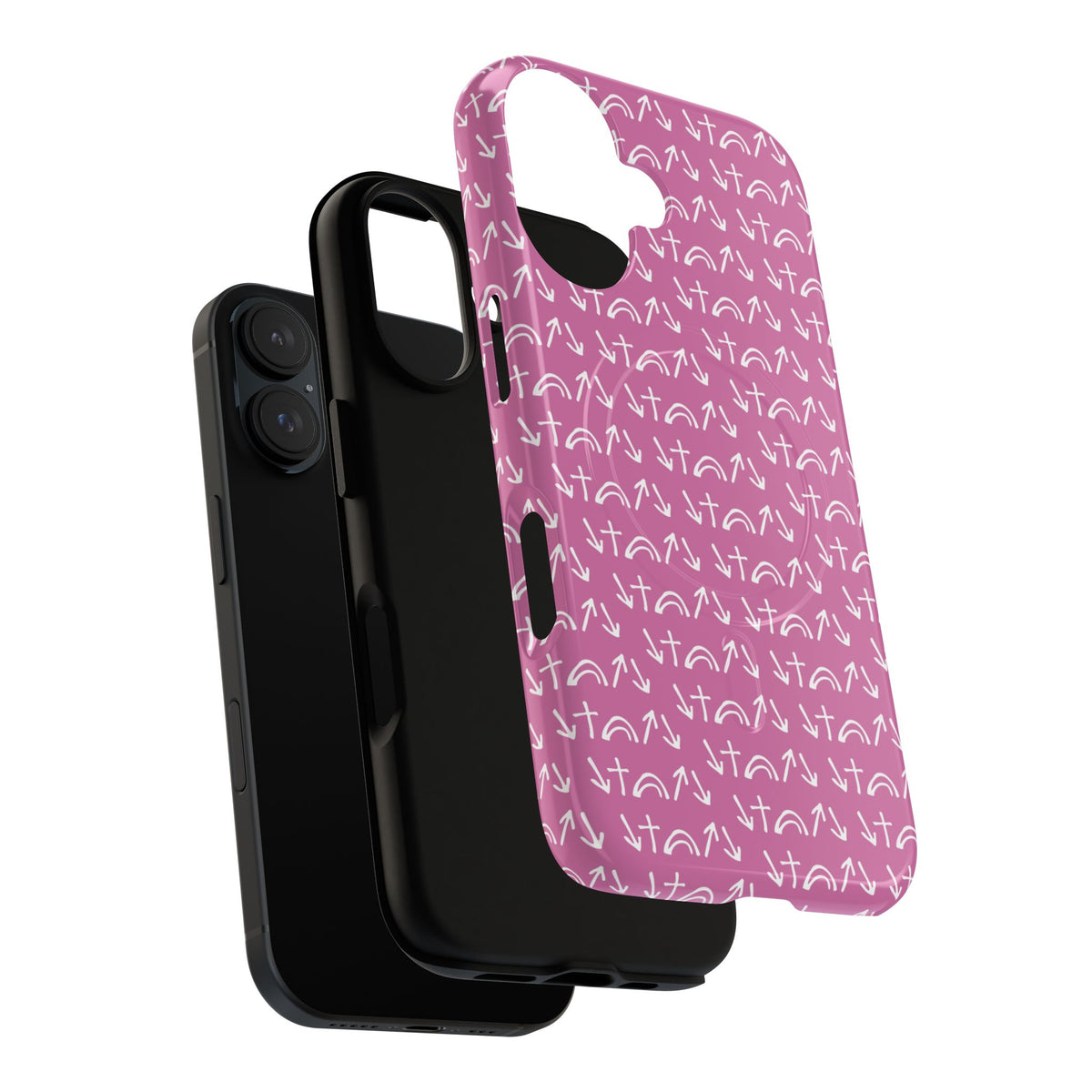 Gospel Symbols iPhone Case - Pink - New iPhone 17 Cases Available!!!