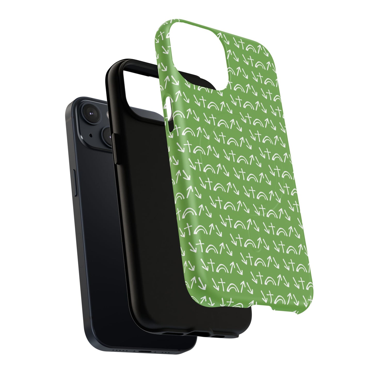 Gospel Symbols iPhone Case - Green - New iPhone 17 Cases Available!!!