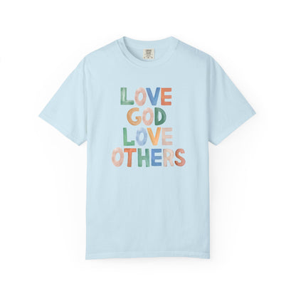 Watercolor - Love God Love Others - Adult