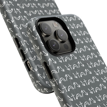 Gospel Symbols iPhone Case - Grey - New iPhone 17 Cases Available!!!