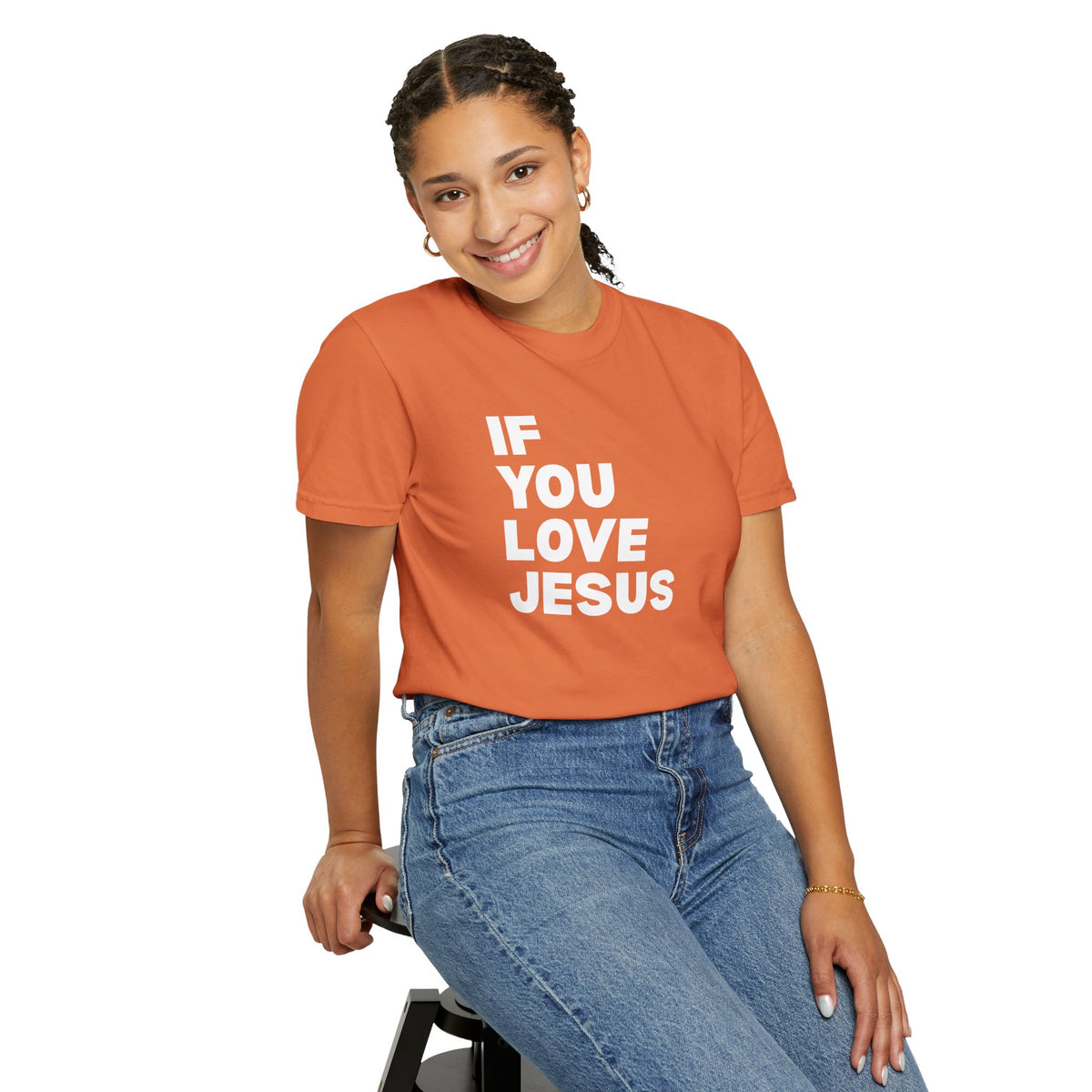 If You Love Jesus, Clap Yo Hands - T-Shirt - Adult