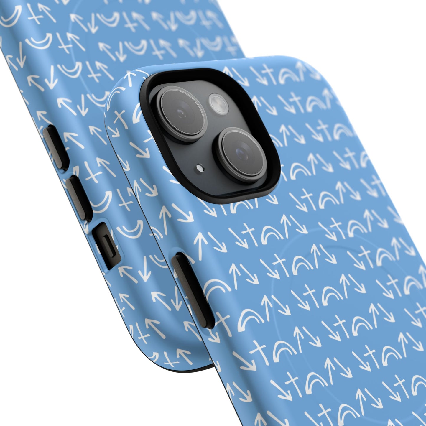 Gospel Symbols iPhone Case - Light Blue - New iPhone 17 Cases Available!!!