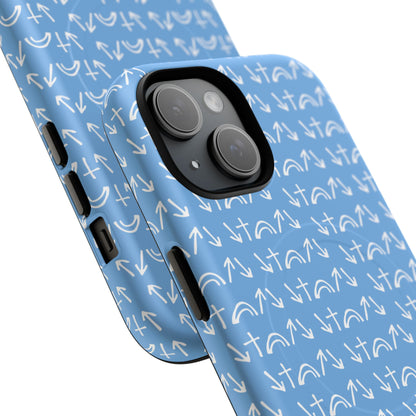 Gospel Symbols iPhone Case - Light Blue - New iPhone 17 Cases Available!!!
