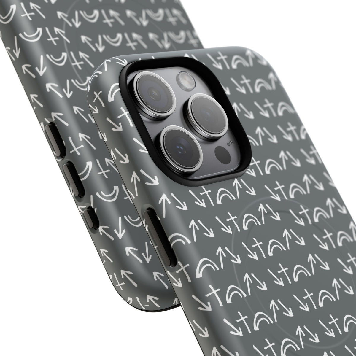 Gospel Symbols iPhone Case - Grey - New iPhone 17 Cases Available!!!