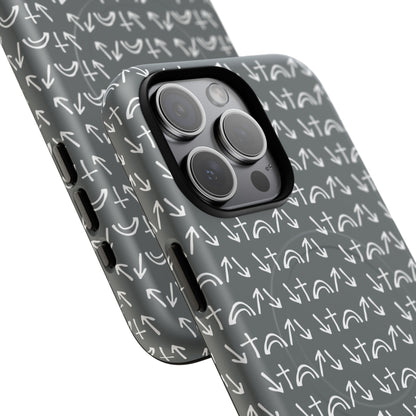 Gospel Symbols iPhone Case - Grey - New iPhone 17 Cases Available!!!