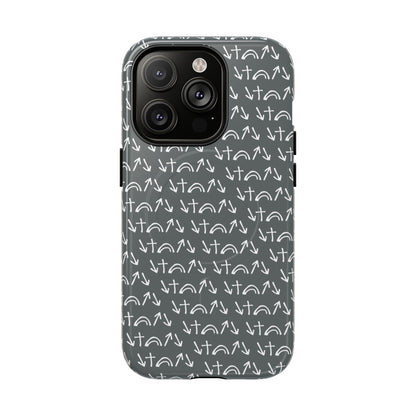 Gospel Symbols iPhone Case - Grey - New iPhone 17 Cases Available!!!