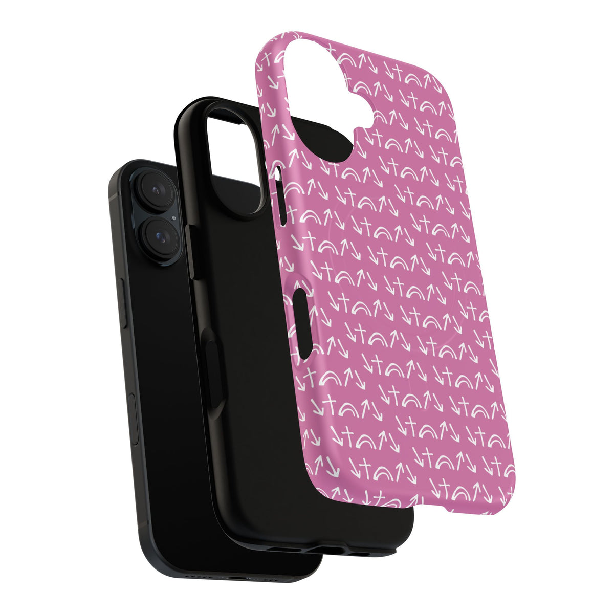 Gospel Symbols iPhone Case - Pink - New iPhone 17 Cases Available!!!