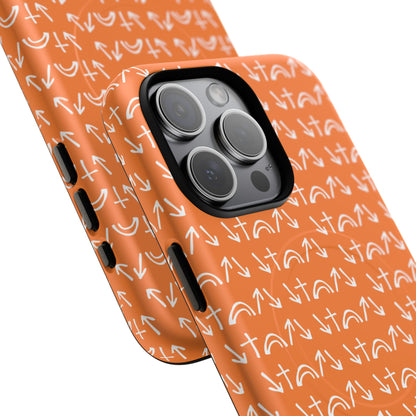 Gospel Symbols iPhone Case - Orange - New iPhone 17 Cases Available!!!