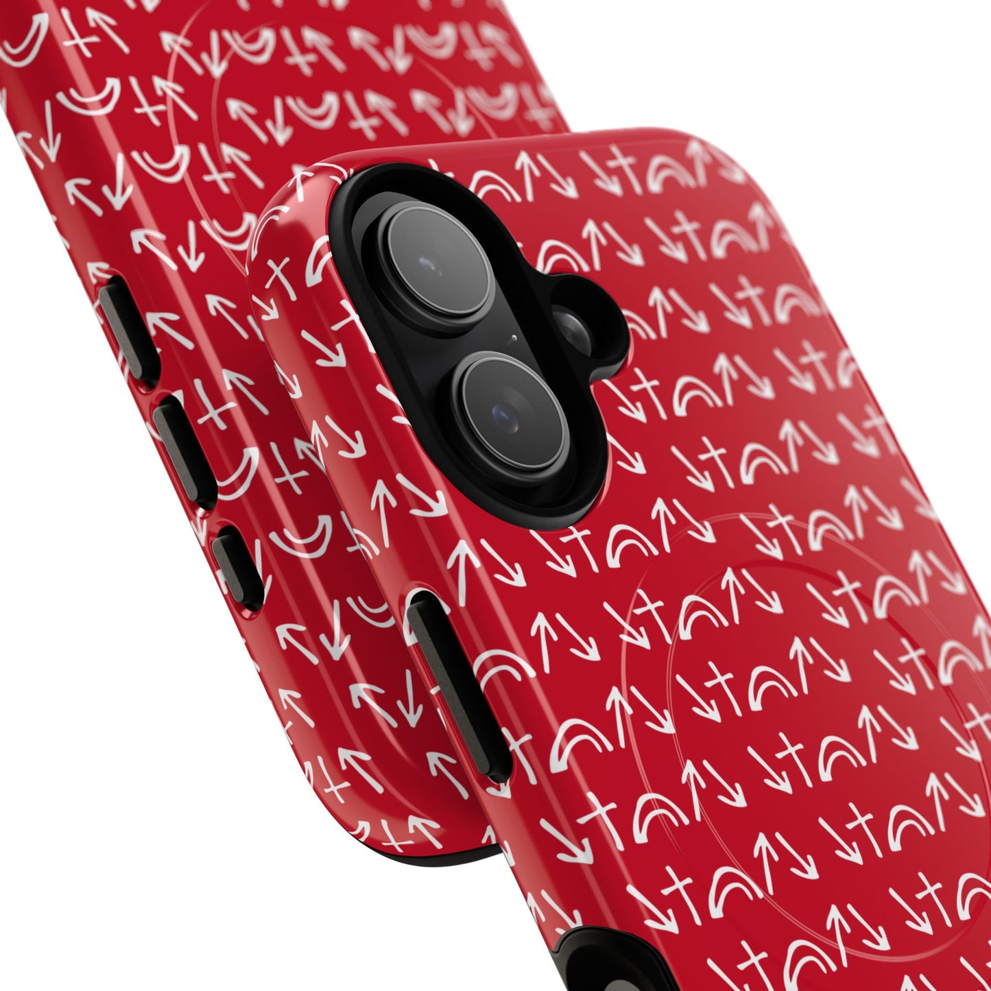 Gospel Symbols iPhone Case - Red - New iPhone 17 Cases Available!!!