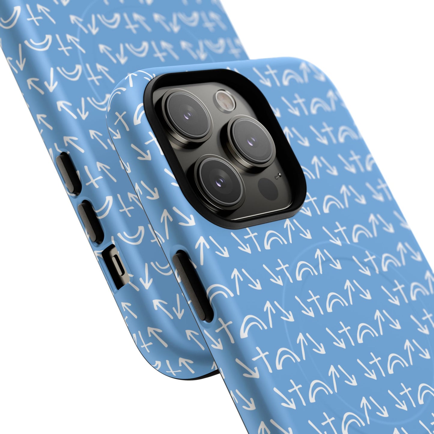 Gospel Symbols iPhone Case - Light Blue - New iPhone 17 Cases Available!!!