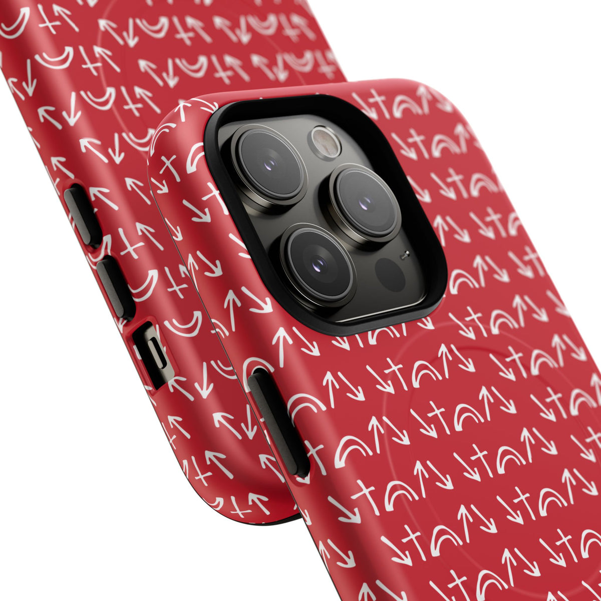 Gospel Symbols iPhone Case - Red - New iPhone 17 Cases Available!!!