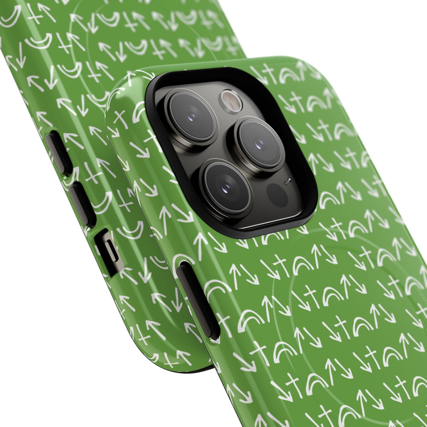 Gospel Symbols iPhone Case - Green - New iPhone 17 Cases Available!!!