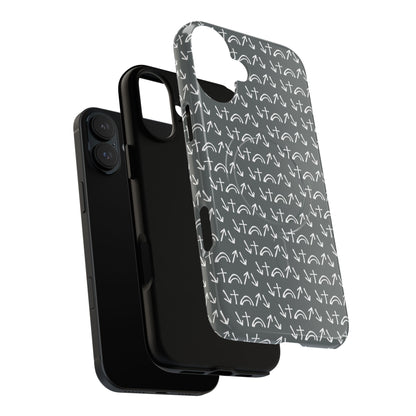 Gospel Symbols iPhone Case - Grey - New iPhone 17 Cases Available!!!