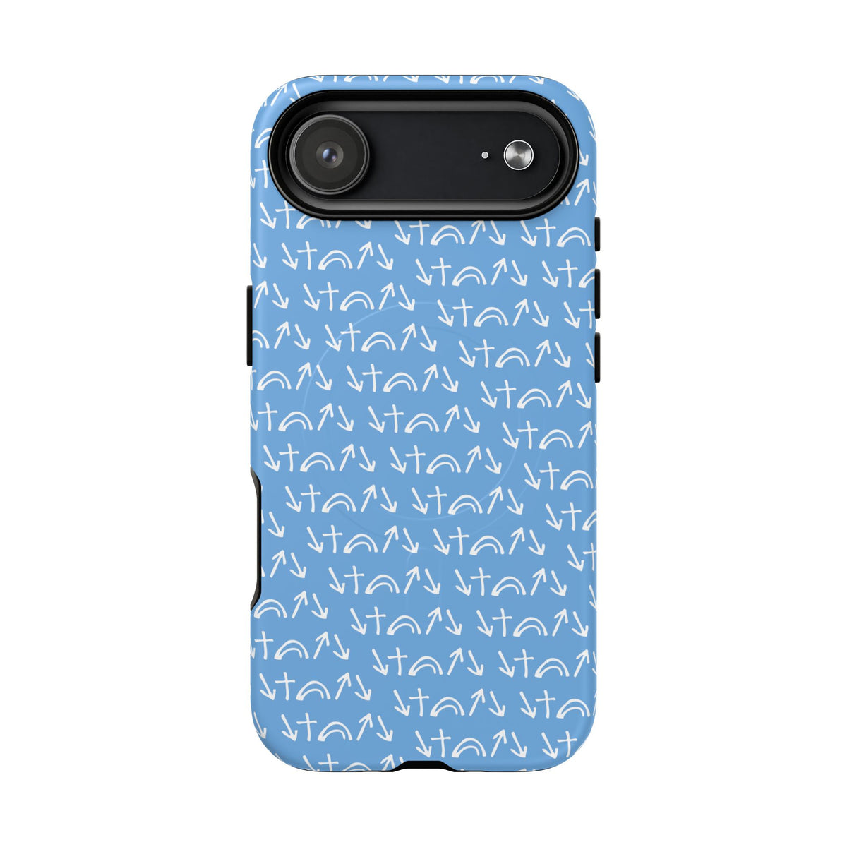 Gospel Symbols iPhone Case - Light Blue - New iPhone 17 Cases Available!!!