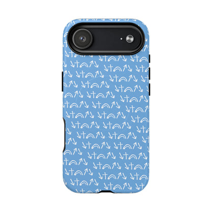 Gospel Symbols iPhone Case - Light Blue - New iPhone 17 Cases Available!!!