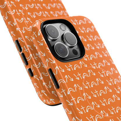 Gospel Symbols iPhone Case - Orange - New iPhone 17 Cases Available!!!
