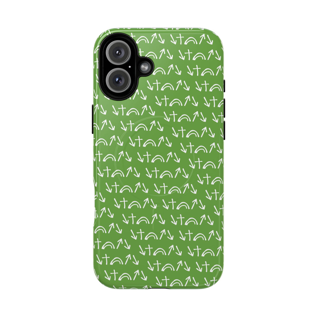Gospel Symbols iPhone Case - Green - New iPhone 17 Cases Available!!!