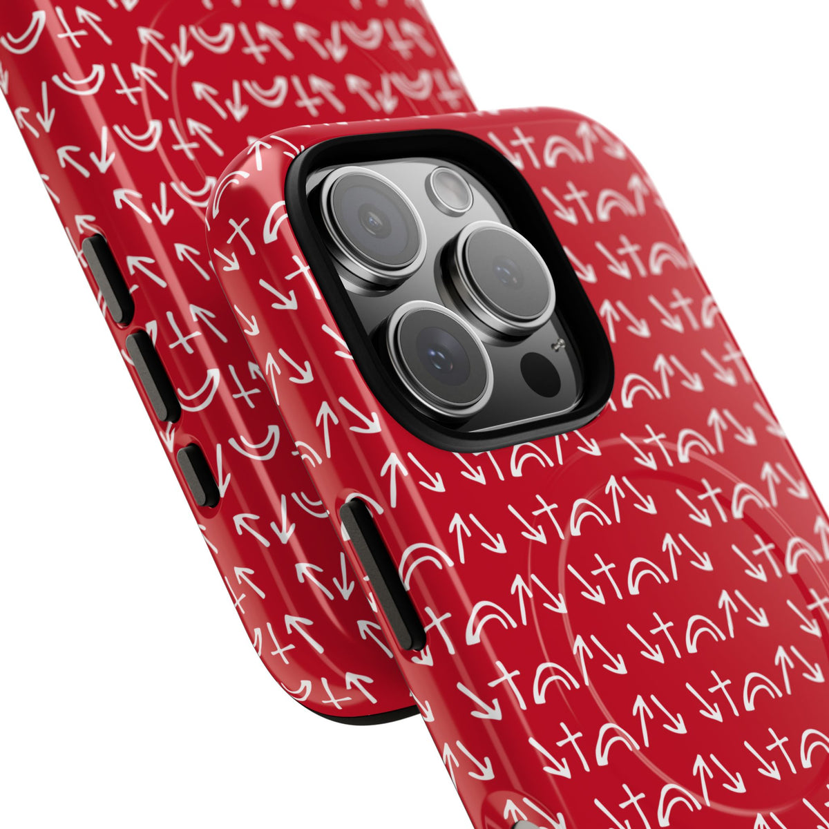 Gospel Symbols iPhone Case - Red - New iPhone 17 Cases Available!!!