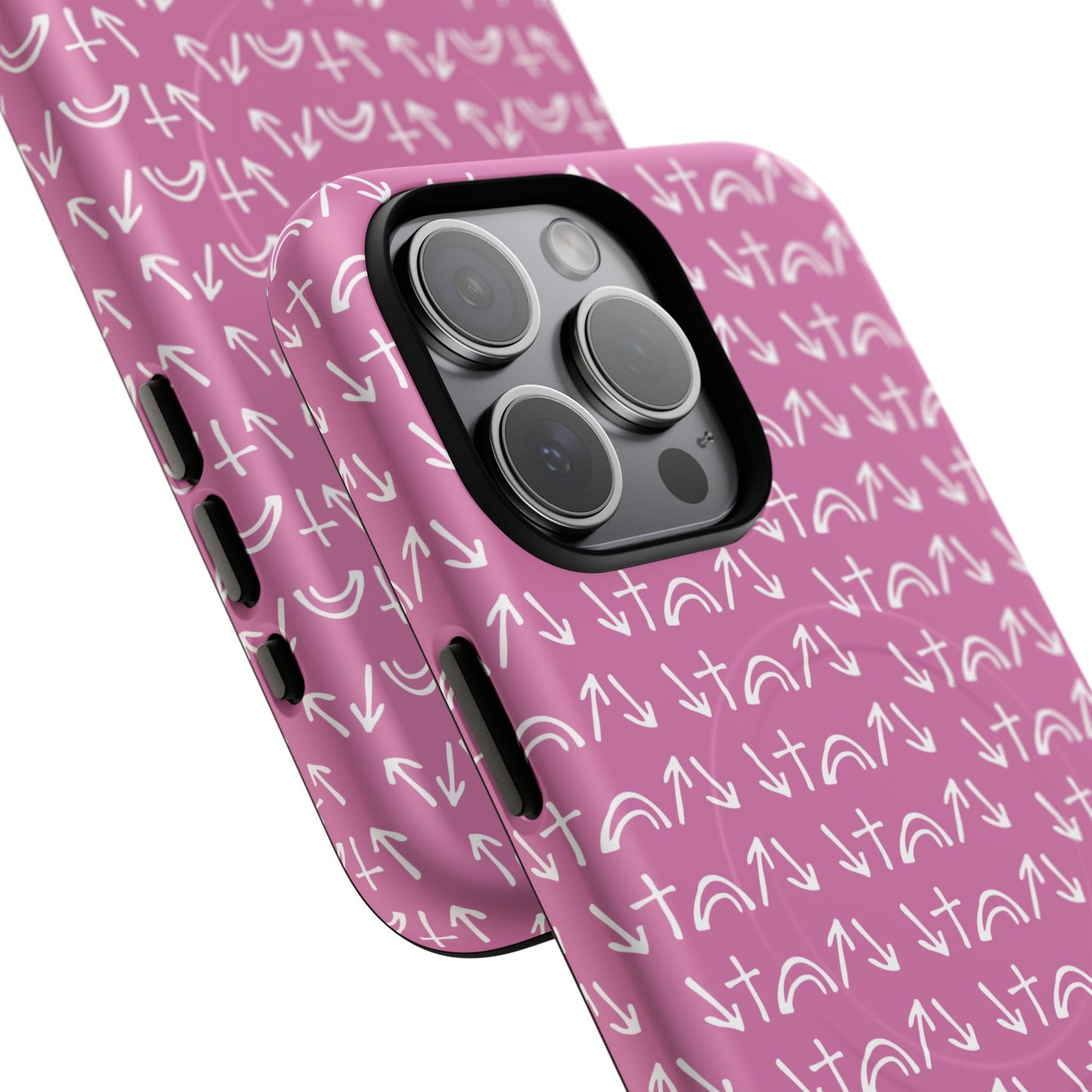 Gospel Symbols iPhone Case - Pink - New iPhone 17 Cases Available!!!