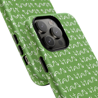 Gospel Symbols iPhone Case - Green - New iPhone 17 Cases Available!!!